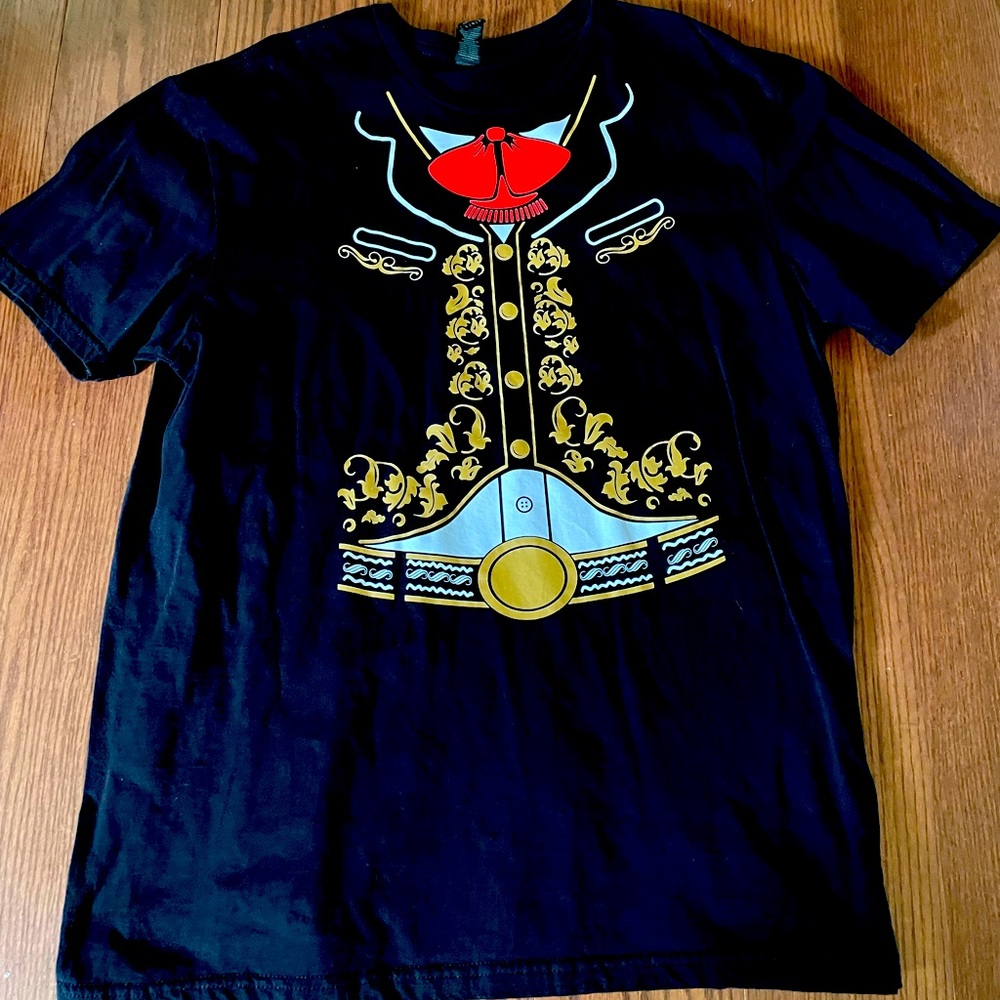 ADULT Mexican Mariachi Charro Cinco de Mayo Tux Costume T-Shirt